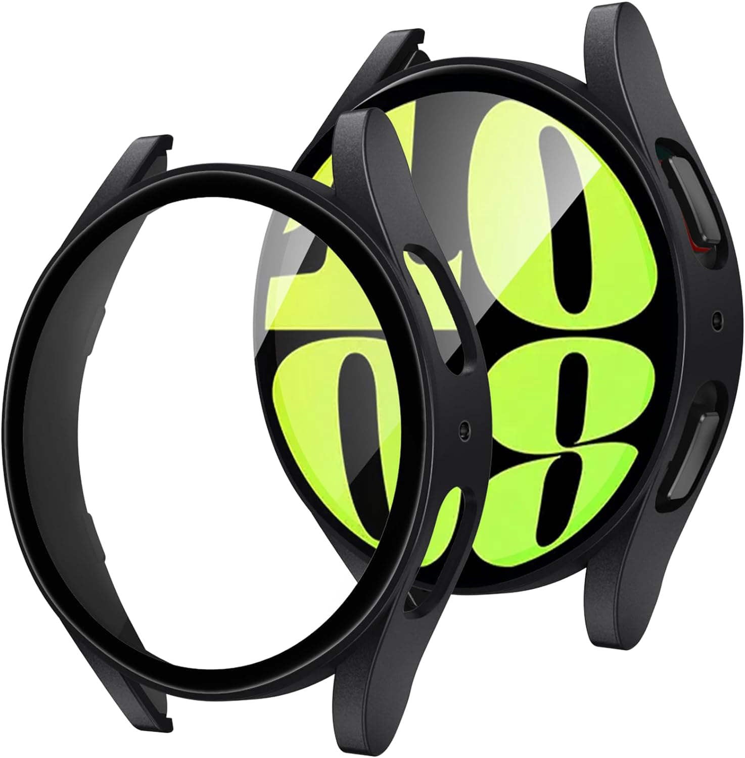Étui rigide en PC et protecteur d'écran pour Samsung Galaxy Watch 4 5 6 Étui rigide en PC et protecteur d'écran pour Samsung Galaxy Watch 4 5 6